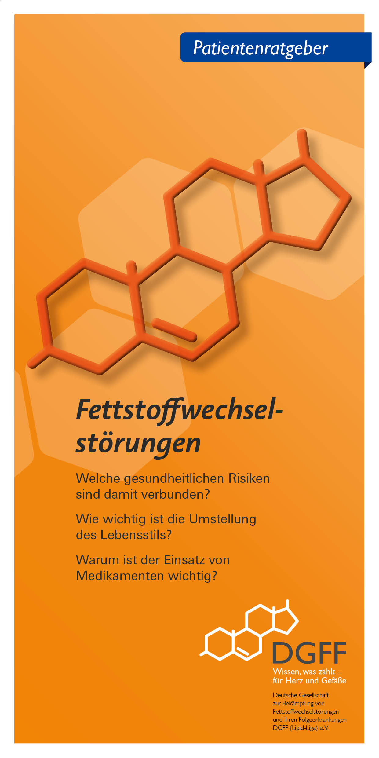 Patientenratgeber Fettstoffwechselstörungen